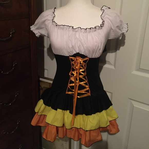 Sexy Candy Corn Witch Costume - Picture 1 of 10